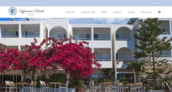 Desktop Screenshot of kyparissiabeachhotel.gr